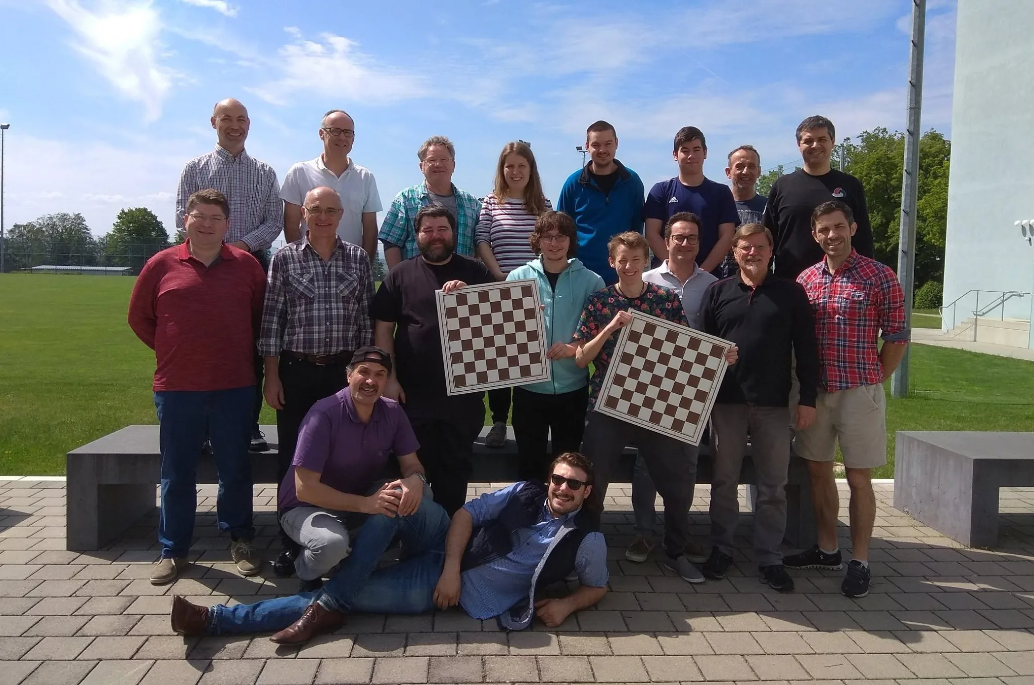 Polaznici Sportske škole, odsek šah, u Landessportschule Ruit 2019