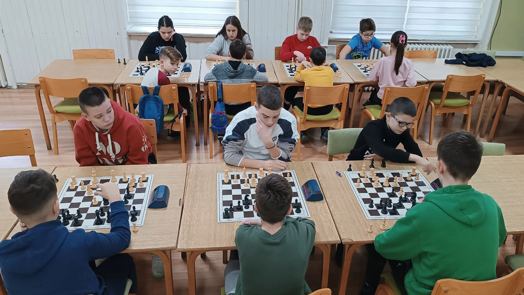 Benko Chess Club Championship 2024 - playing atmosphere