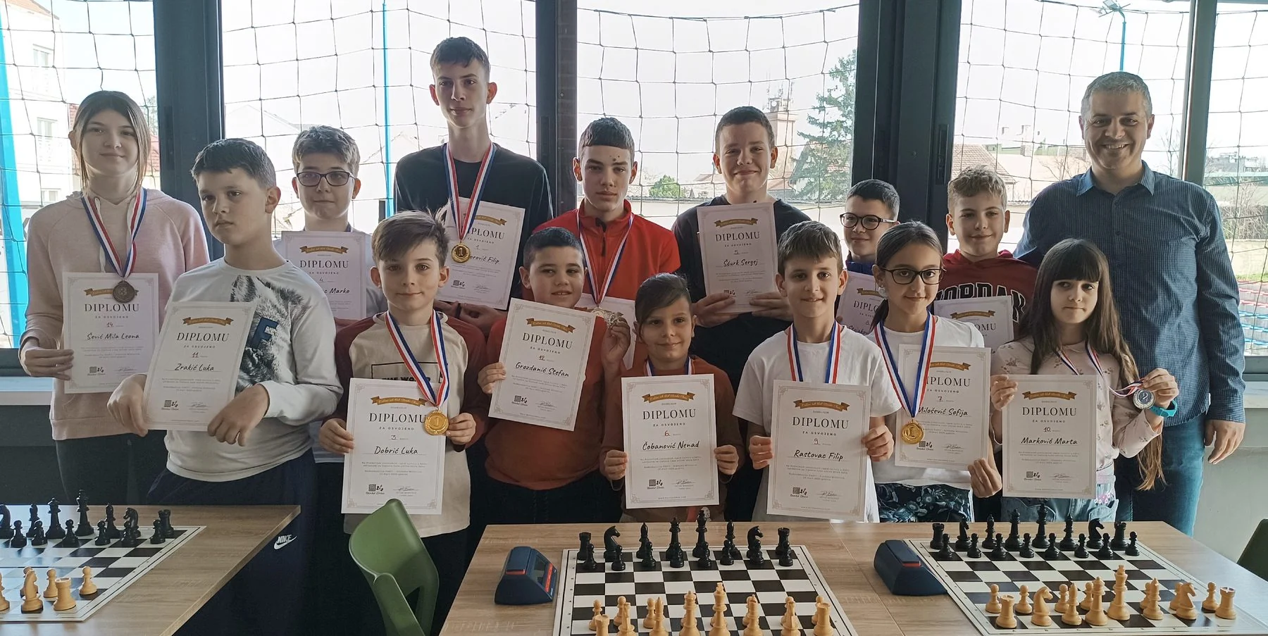 Spring Junior Rapid Tournament - group photo