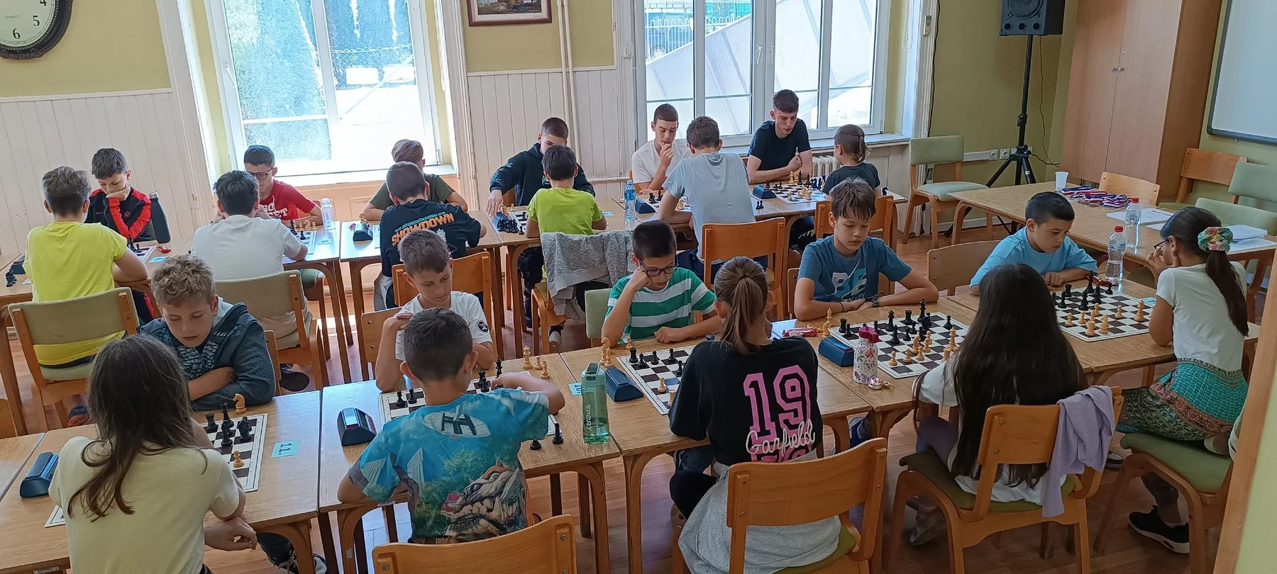 Juniorski rapid turnir Benko Chess - atmosfera tokom igre
