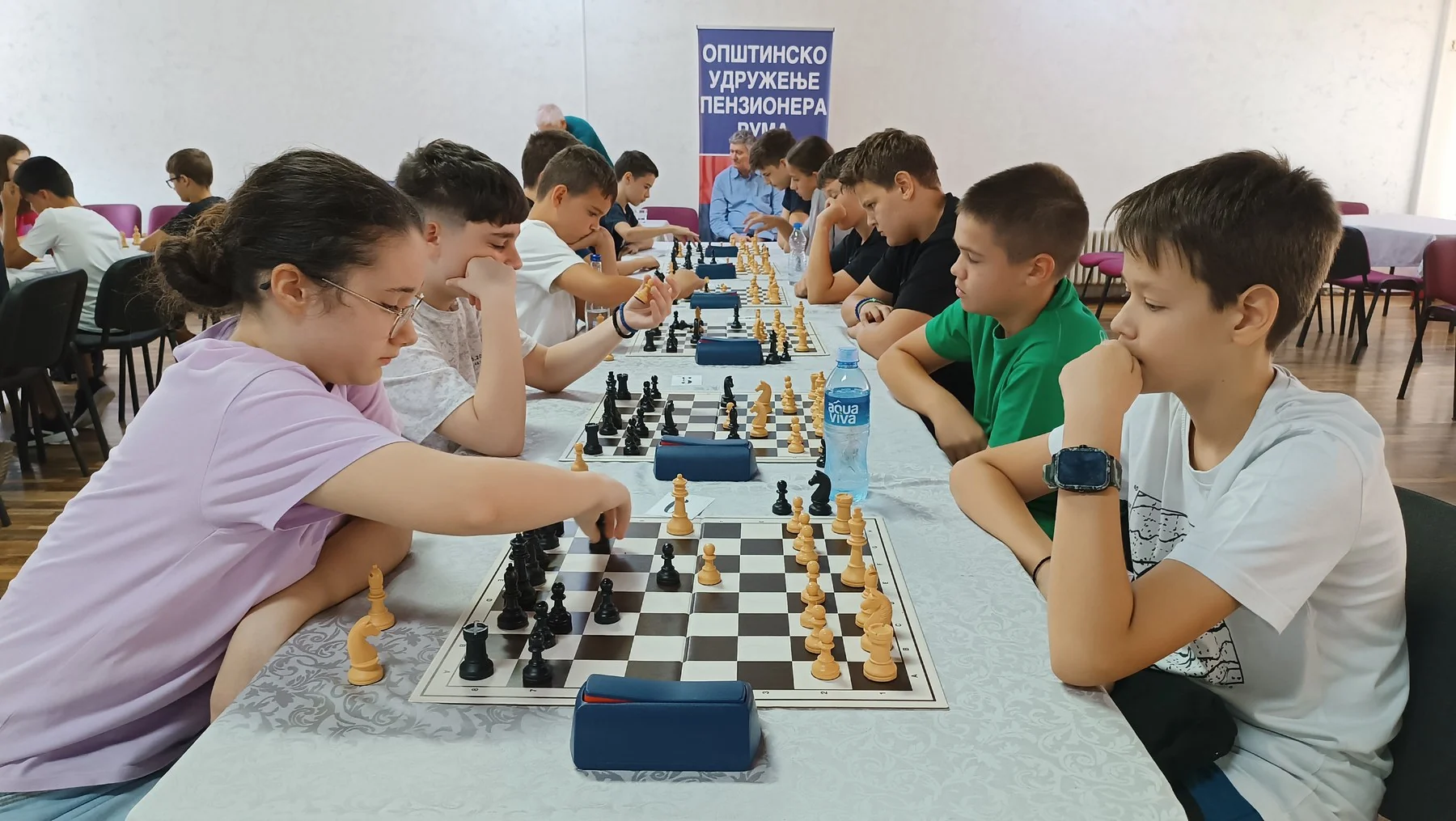 Junior Chess Tournament “Srem Summer 2025” – Ruma - playing atmosphere